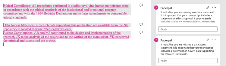 Does Your Paper Have All The Key Declarations For Journal Submission