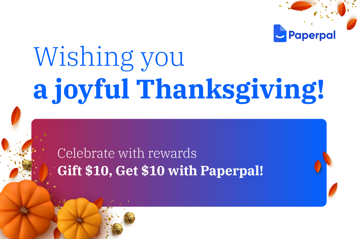 Paperpal Thanksgiving Referral Paperpal Thanksgiving Referral