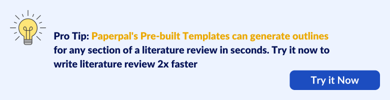 Write literature reviews faster