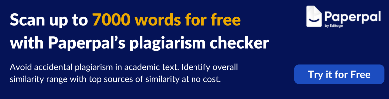 Paperpal Free Plagiarism Checker