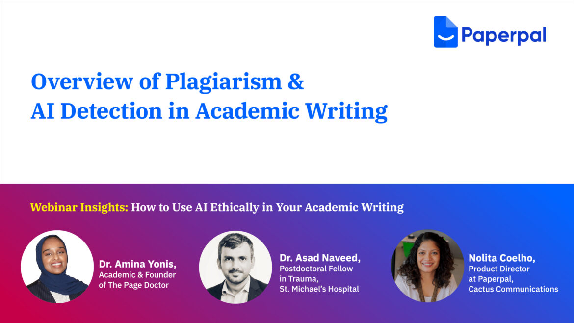Overview of Plagiarism and AI detection in academic writing Overview of Plagiarism and AI detection in academic writing
