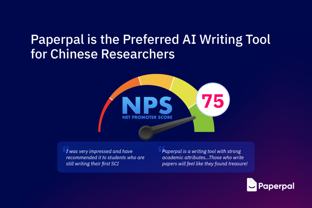Paperpal is the Preferred AI Writing Tool for Chinese Researchers