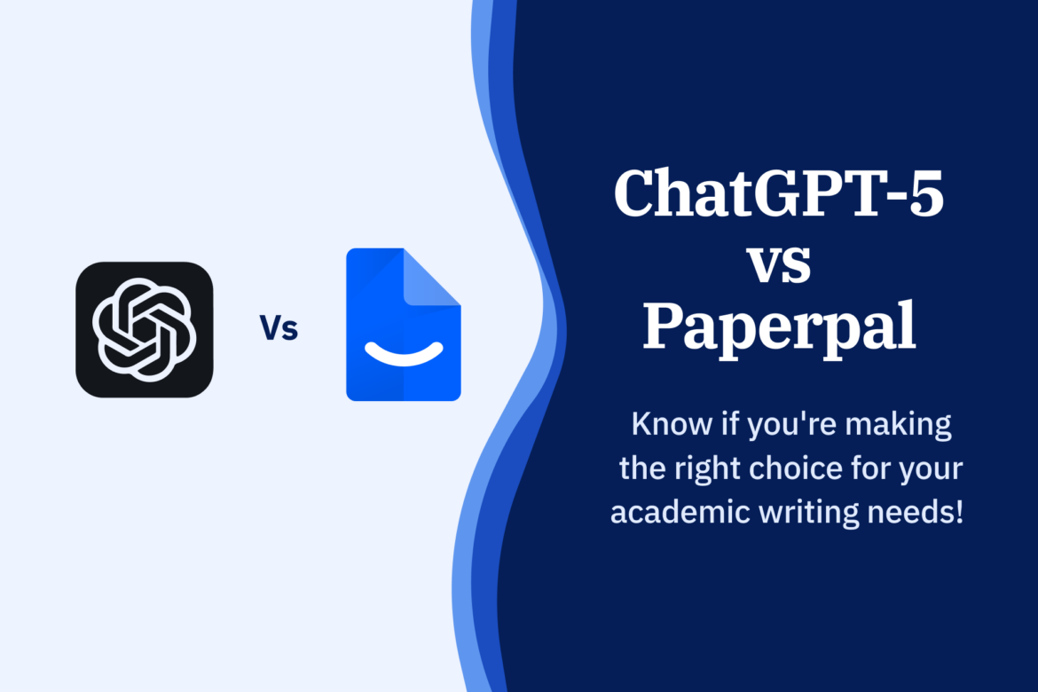 ChatGPT-5 vs Paperpal ChatGPT-5 vs Paperpal