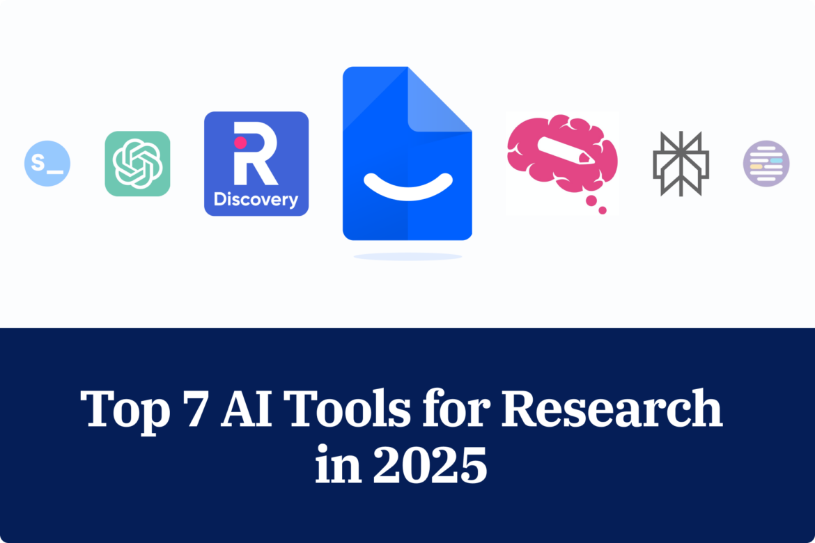 Top 7 AI tools for Research Top 7 AI tools for Research